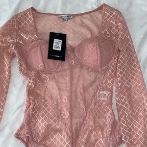Pink bodysuit
